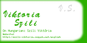 viktoria szili business card